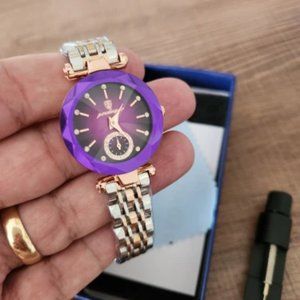 Ladies' Royal Purple Diamond Wristwatch
